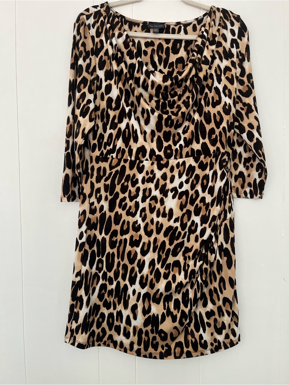 The Limited Animal Print Leopard Mini Dress Size Petite Large - Picture 2 of 16